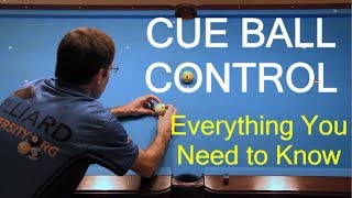 CUE BALL CONTROL  Everything You Need to Know [upl. by Ramu]