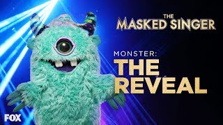 The Monster Is Revealed  Season 1 Ep 10  THE MASKED SINGER [upl. by Ahsauqram]