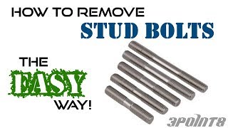 How To Remove Stud Bolts  The Easy Way [upl. by Nered]