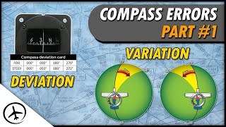 Magnetic Compass Errors Variation amp Deviation [upl. by Acinnor]