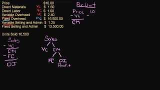 Contribution Margin Income Statement [upl. by Nylek]