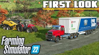 Farming Simulator 22  FIRST LOOK GAMEPLAY [upl. by Lerret616]