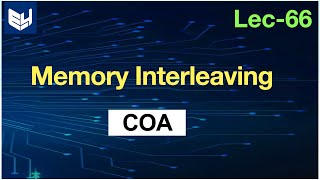 Memory interleaving  COA  Lec66  Bhanu Priya [upl. by Yordan111]