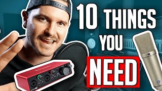 10 Things You Need In A Home Studio [upl. by Brout105]