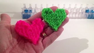 Rainbow loom Nederlands Mini Mural hart heart [upl. by Rahman624]