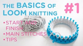 The basics of loom knitting [upl. by Cammie173]