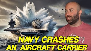 US Navy Air Craft Carrier Crashed into other Ship [upl. by Rahab]