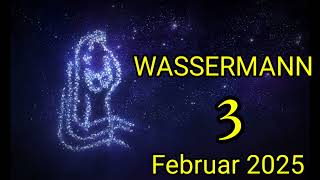 Horoskop heute Wassermann Montag 3 Februar 2025 [upl. by Kalb157]