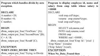 PLSQL Exception Handling [upl. by Yssis254]