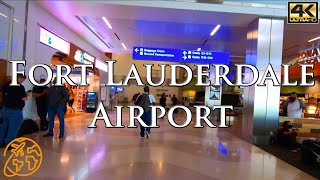 Fort Lauderdale Airport Hollywood International Airport FLL Florida Tour [upl. by Holds703]