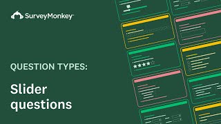 How to create a Slider question with SurveyMonkey [upl. by Llertnac846]