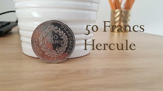 Monnaie en argent  50 francs Hercule [upl. by Annav]