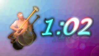 Getting Over It Speedrun Former World Record in 102922 [upl. by Eneleahcim]