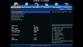 How to Update Bios Gigabyte GA H81M [upl. by Boylan]