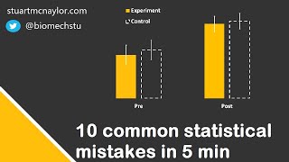 Ten Statistical Mistakes in 5 Min [upl. by Ecyarg925]