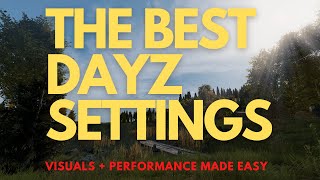 The BEST DayZ settings for Graphics PVP AND Performance 2024 [upl. by Erot]