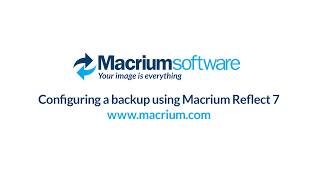 Configuring a Backup with Macrium Reflect [upl. by Iot384]