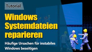 Windows Systemdateien reparieren  Tutorial  Aufschnur [upl. by Artenra]