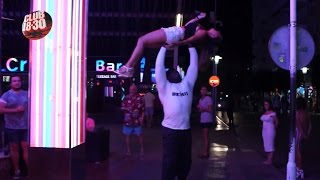 MAGALUF 2015 Is this man the worlds STRONGEST doorman [upl. by Hasheem]