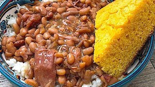 Southern Style Pinto Beans Recipe Slow amp Easy  SLOW COOKER PINTO BEANS  SURVIVAL MEALS [upl. by Novikoff]