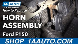 How to Replace Horn Assembly 0914 Ford F150 [upl. by Vig]