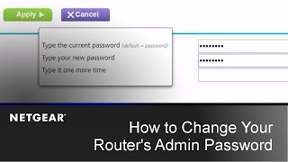 How to Change your Routers Admin Password  NETGEAR [upl. by Attolrahc]