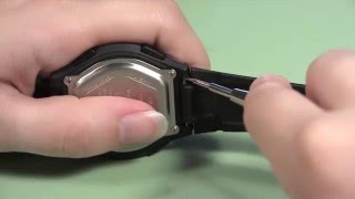 How to Change a Rubber Sport Watch Band [upl. by Aicil]