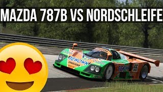 How Fast Can The Rotary Powered Mazda 787B Lap The Nordschleife [upl. by Lemahs]