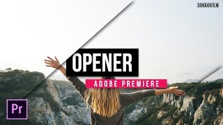 Create a Title Opener in Adobe Premiere  Tutorial [upl. by Nydia927]