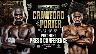 Terence Crawford and Shawn Porter PostFight Press Conference [upl. by Sup]