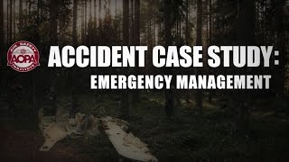 Accident Case Study Emergency Management [upl. by Yehudit387]