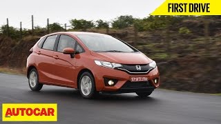 2015 Honda Jazz  First Drive Video Review  Autocar India [upl. by Digdirb]