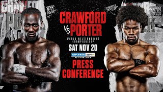 Terence Crawford vs Shawn Porter  KICKOFF PRESS CONFERENCE [upl. by Husein373]