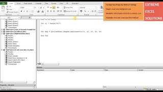 Excel Tutorial  Adding shapes using VBA macro [upl. by Eahcim]