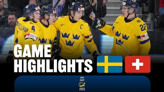 Highlights Sweden vs Switzerland  2024 WorldJuniors [upl. by Bonner]