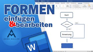 Formen in Microsoft Word einfügen [upl. by Stoddard456]