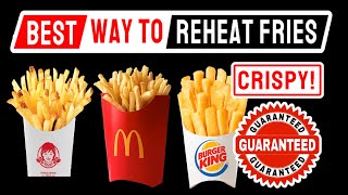 Reheat French Fries  BEST WAY Crispy [upl. by Richella]