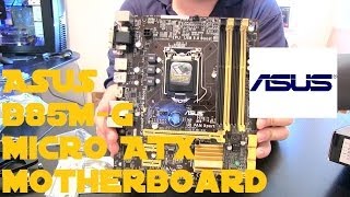 ASUS B85MG micro ATX motherboard w benchmarks [upl. by Ennavoj981]