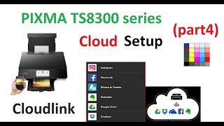 PIXMA TS8350 TS8320 part4 Cloudlink Print and Scan from cloud [upl. by Crim]