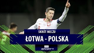 El Euro 2020 Łotwa  Polska Hattrick Lewandowskiego  Skrót meczu [upl. by Airun]