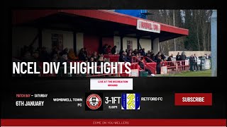 Wombwell Town FC Vs Retford FC 060124 [upl. by Partan]