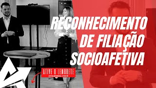 DIREITO DE FAMÍLIA Reconhecimento de filiação socioafetiva [upl. by Yadsendew]