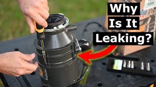 Why Your Garbage Disposal Leaks From Bottom Disassembly [upl. by Atterual]