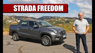 TESTE Fiat Strada Freedom 2021  com Emilio Camanzi [upl. by Gothart]