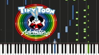 Tiny Toon Adventures  Theme Song Synthesia Tutorial [upl. by Langbehn483]