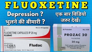 Fluoxetine capsule tablet 10mg 20mg use and detail in hindi  Prozac capsules [upl. by Gaelan8]