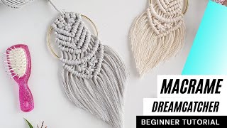 Macrame Mini Dreamcatcher [upl. by Metabel663]