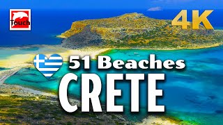 51 Best Beaches of West CRETE Greece 4K ► Top Places amp Secret Beaches in Europe touchgreece [upl. by Ynohtnaluap]