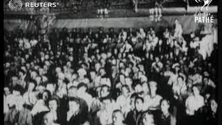 RUSSIA Communist demonstration in Moscow Leon Trotsky addresses Kremlin 1922 [upl. by Emera]