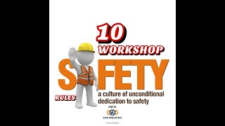 Workplace Safety  10 Safety Rules [upl. by Hayott]